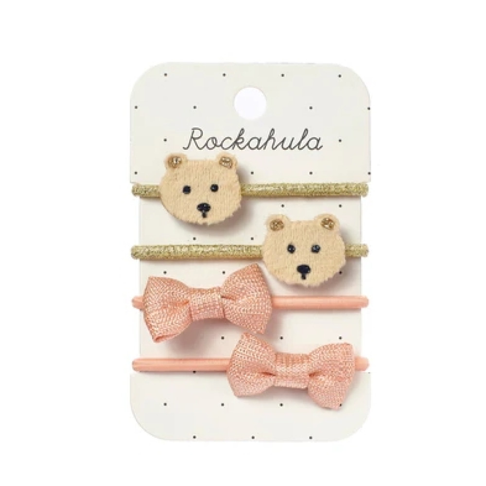 Rockahula Kids Σετ Λαστιχάκια Μαλλιών Teddy Bear Ponies
