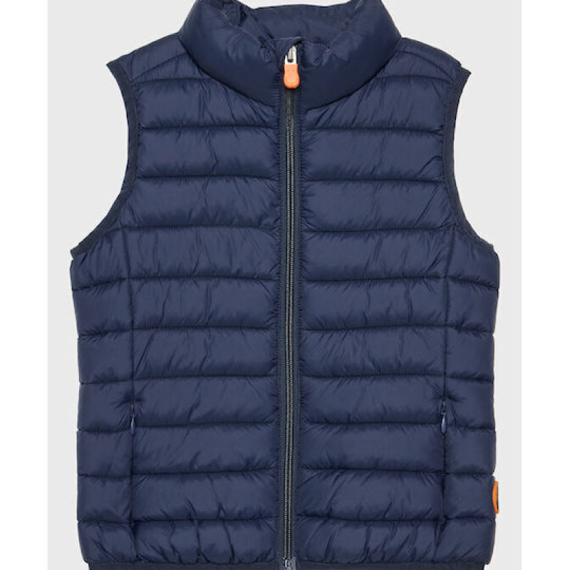 Save The Duck Παιδικό Αμάνικο Μπουφάν Navy Blue