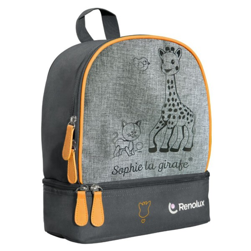 Sophie la Giraffe Τσάντα πλάτης με ισοθερμική θήκη- Σόφι η καμηλοπάρδαλη SUNRISE Sophie la Giraffe Τσάντα πλάτης με ισοθερμική θήκη- Σόφι η καμηλοπάρδαλη SUNRISE