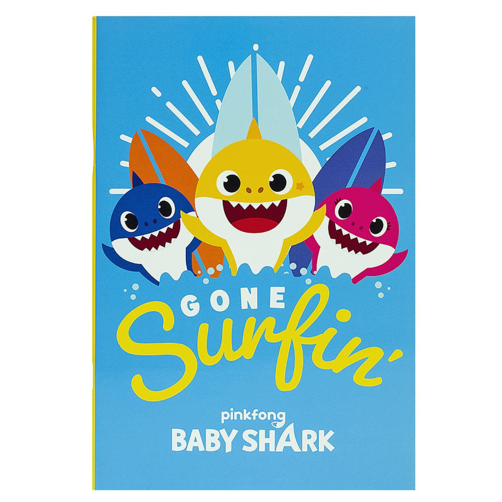 Gim Τετράδιο 40 Φύλλων Baby Shark 17x25 cm Gim Τετράδιο 40 Φύλλων Baby Shark 17x25 cm