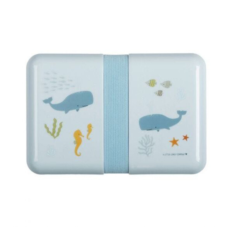 A Little Lovely Company Παιδικό Δοχείο Φαγητού 850ml Ocean Γαλάζιο