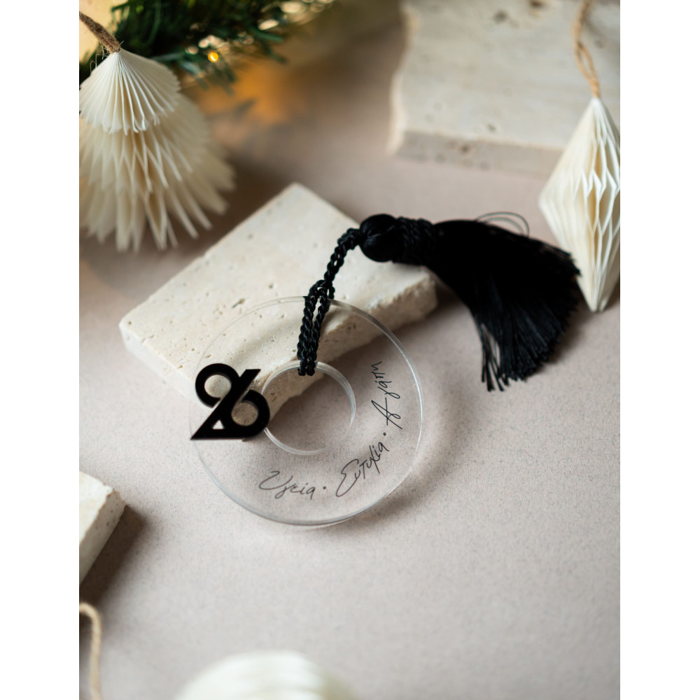 Επιτραπέζιο Γούρι Κρίκος  Διάφανο Plexiglass 