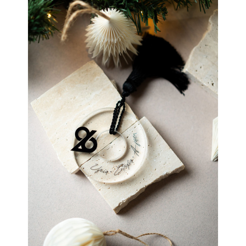 Επιτραπέζιο Γούρι Κρίκος  Διάφανο Plexiglass 