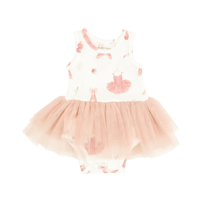 Κορμάκι φόρεμα Rib Tank Bodysuit Tutu - Ballet Things Κορμάκι φόρεμα Rib Tank Bodysuit Tutu - Ballet Things