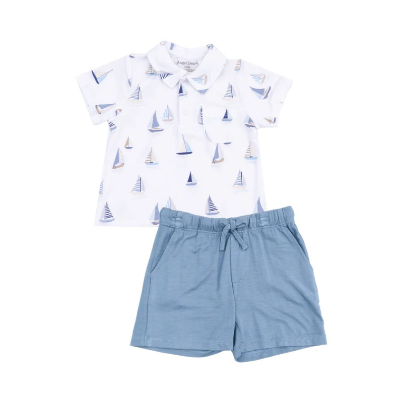 Σετ  Sailboats Blue  Σετ  Sailboats Blue