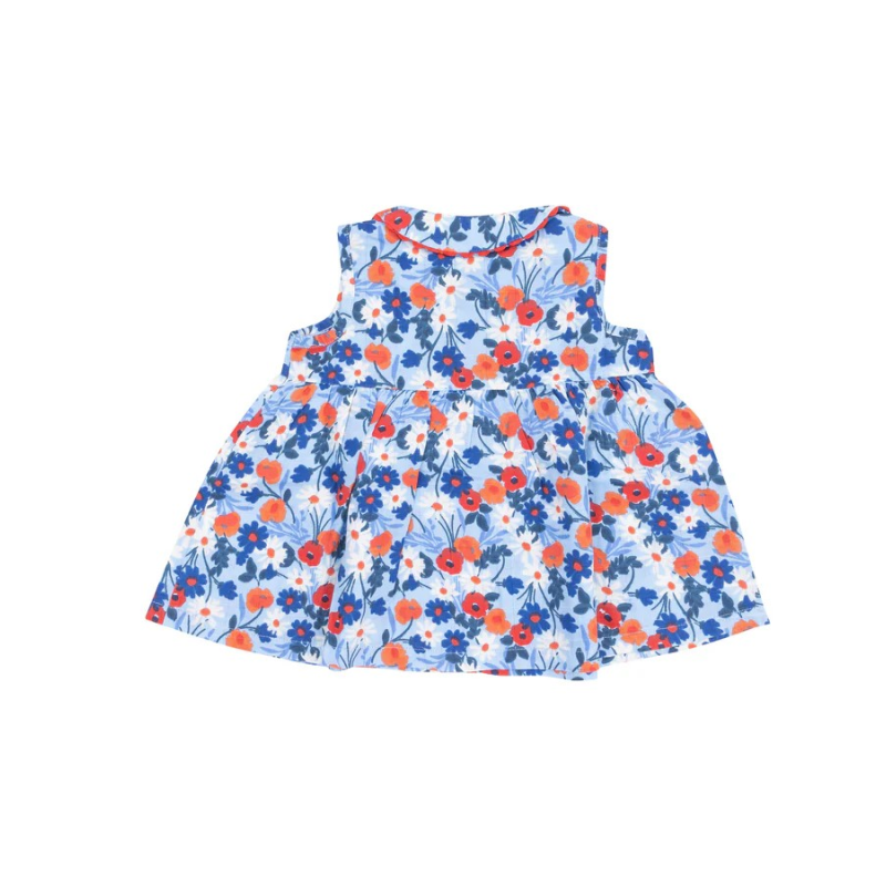 Φόρεμα Poppy Days The Jill-Peter Pan Collar With Ric Rac Trim And Diaper Cover Φόρεμα Poppy Days The Jill-Peter Pan Collar With Ric Rac Trim And Diaper Cover