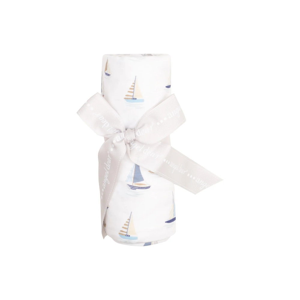 Κουβέρτα αγκαλιάς Sailboats Blue - 45X45 Κουβέρτα αγκαλιάς Sailboats Blue - 45X45