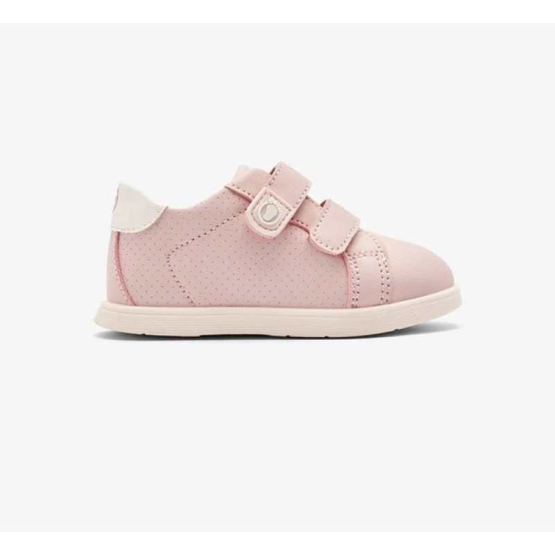 Pink Double Strap Respectful  παιδικά Sneakers