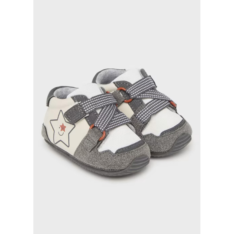 Mayoral Βρεφικά Sneakers Αγκαλιάς Γκρι Mayoral Βρεφικά Sneakers Αγκαλιάς Γκρι