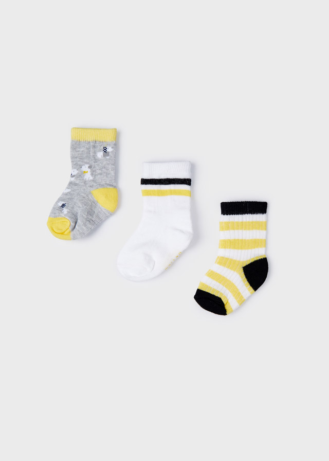 Set Of 3 Socks For Newborn Boy Energy