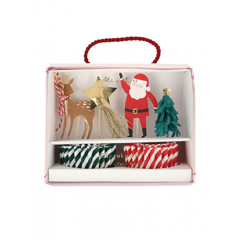 Χριστουγεννιάτικο Cupcakes Kit 24 Τεμαχίων Χριστουγεννιάτικο Cupcakes Kit 24 Τεμαχίων