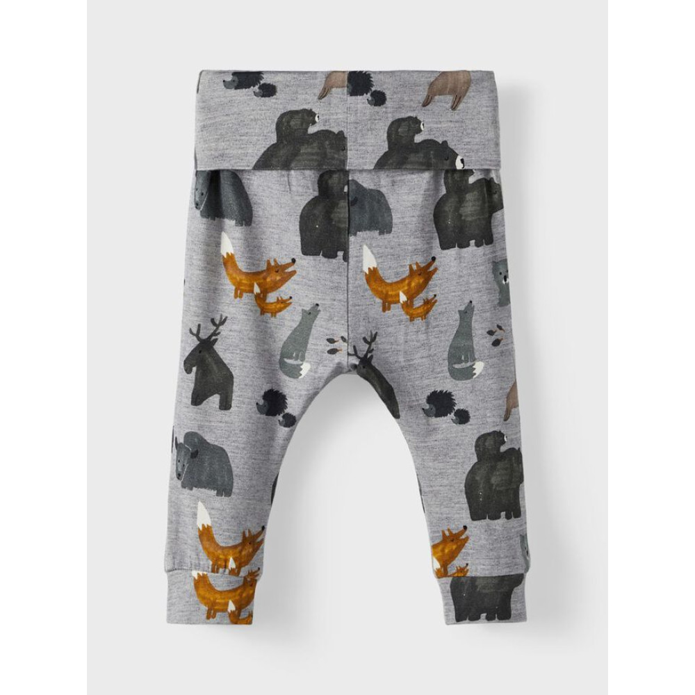 Βρεφικό Παντελόνι Animal Print Grey Melange Βρεφικό Παντελόνι Animal Print Grey Melange