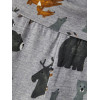 Βρεφικό Παντελόνι Animal Print Grey Melange Βρεφικό Παντελόνι Animal Print Grey Melange