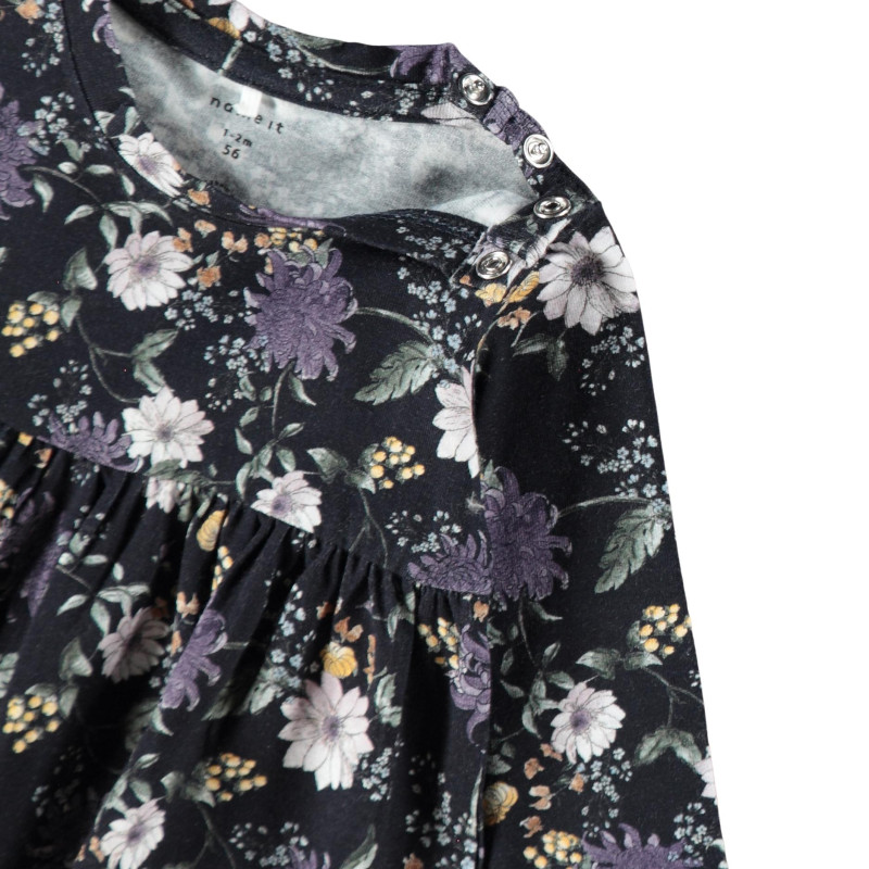 Βρεφικό Φόρεμα Flowers Dark Sapphire 