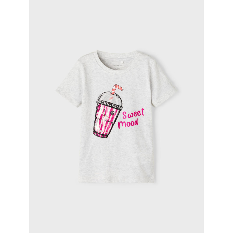 Παιδική Μπλούζα Sweet Mood Light Grey Melange Παιδική Μπλούζα Sweet Mood Light Grey Melange