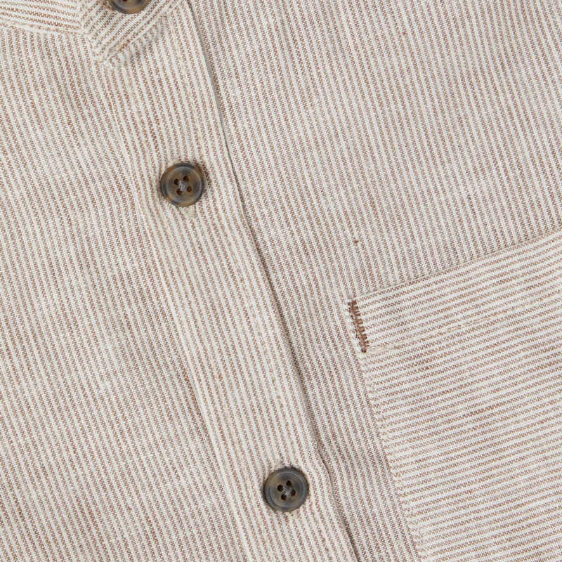 Παιδικό Πουκάμισο Ριγέ Brown Lentil 8-14 χρονών