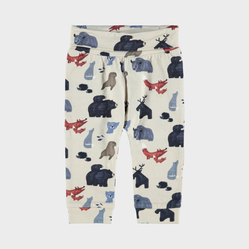 Βρεφικό Παντελόνι Animal Print Oatmeal Βρεφικό Παντελόνι Animal Print Oatmeal