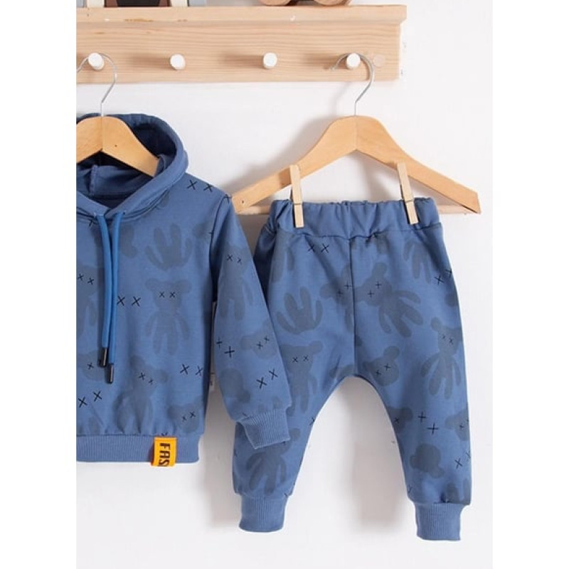 Βρεφικό Βαμβακερό Σετ Blue Bear Βρεφικό Βαμβακερό Σετ Blue Bear