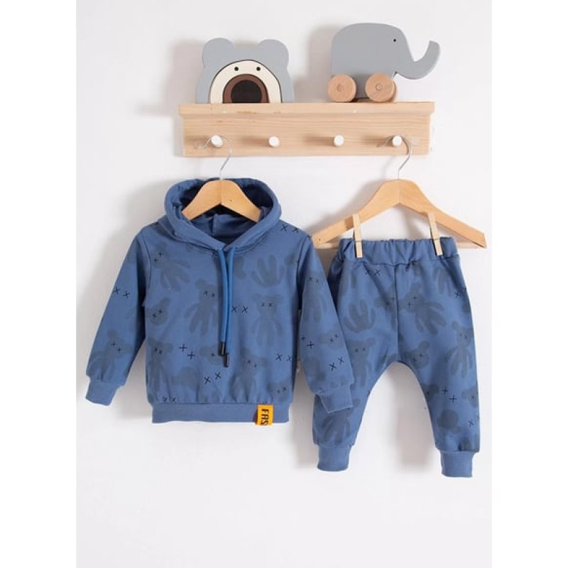 Βρεφικό Βαμβακερό Σετ Blue Bear Βρεφικό Βαμβακερό Σετ Blue Bear