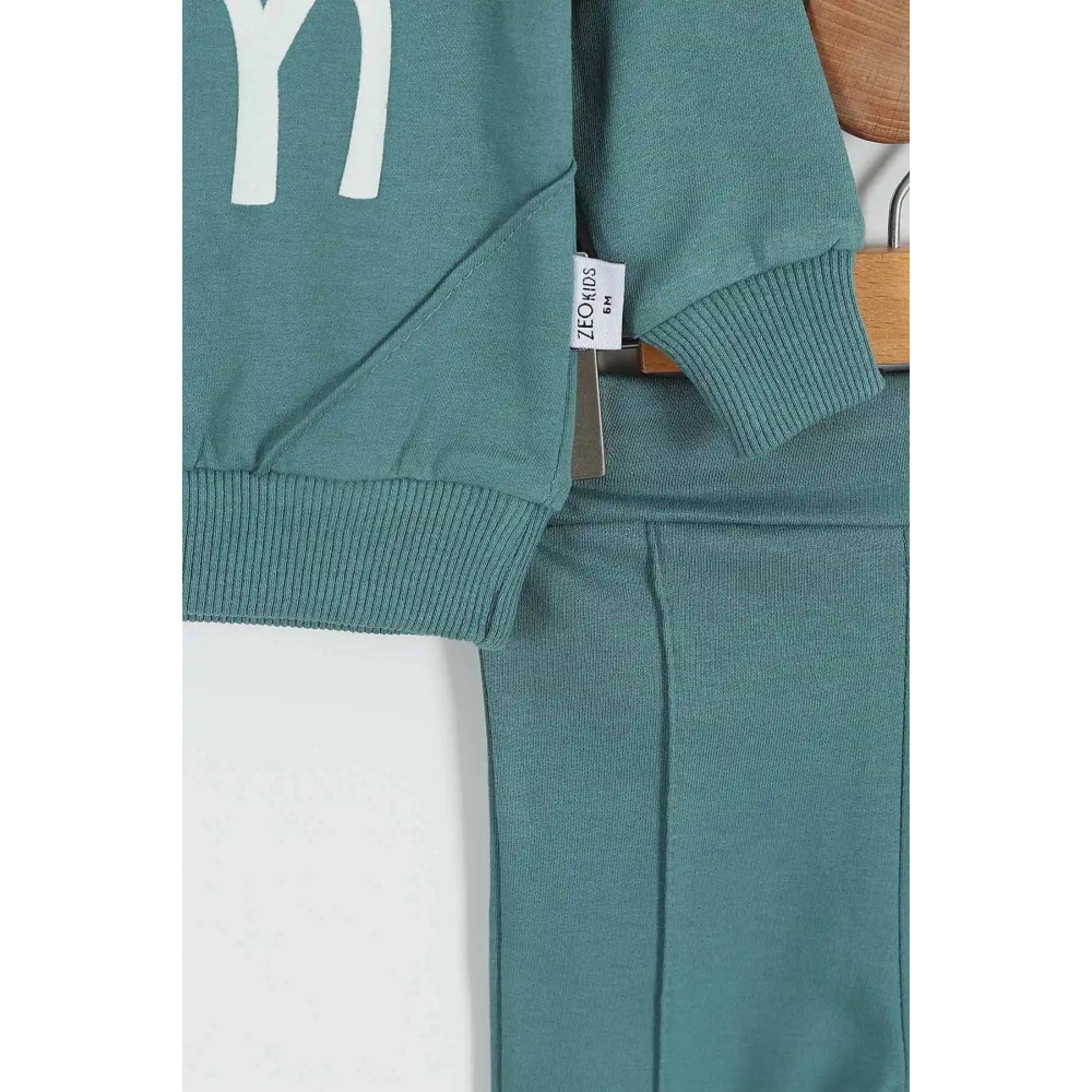 Βρεφικό Βαμβακερό Σετ I'm Cool Dusty Mint Βρεφικό Βαμβακερό Σετ I'm Cool Dusty Mint