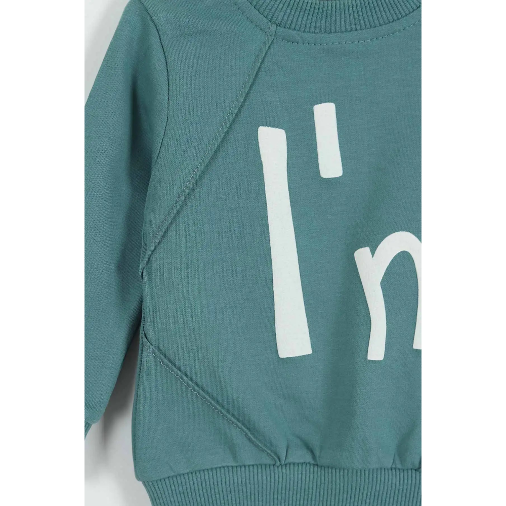Βρεφικό Βαμβακερό Σετ I'm Cool Dusty Mint Βρεφικό Βαμβακερό Σετ I'm Cool Dusty Mint