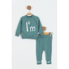 Βρεφικό Βαμβακερό Σετ I'm Cool Dusty Mint Βρεφικό Βαμβακερό Σετ I'm Cool Dusty Mint