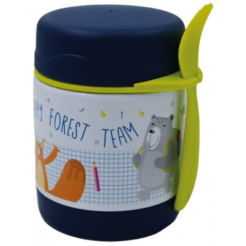 Φαγητοδοχείο θερμός ανοξείδωτο Forest 300ml 8.5x11.5εκ  Φαγητοδοχείο θερμός ανοξείδωτο Forest 300ml 8.5x11.5εκ