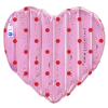 Swim Essentials: Στρώμα Θαλάσσης Σχήμα Καρδιάς 150×100εκ. “Pink with Red dots Heart”  Swim Essentials: Στρώμα Θαλάσσης Σχήμα Καρδιάς 150×100εκ. “Pink with Red dots Heart”