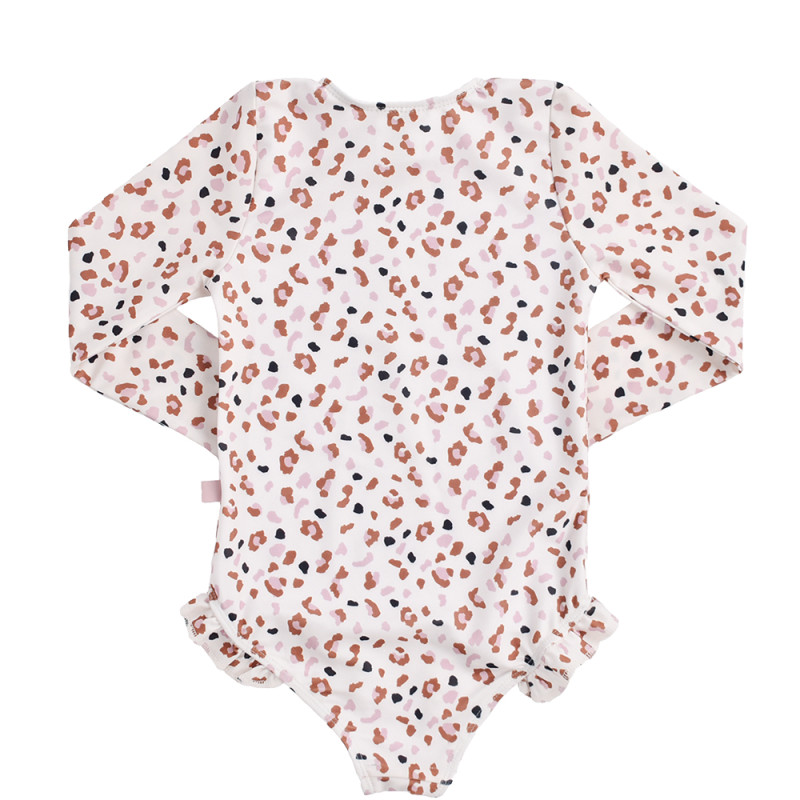 Swim Essentials Ολόσωμο Μαγιό Με Μακριά Μανίκια "Offwhite Kahki Leopard" Swim Essentials Ολόσωμο Μαγιό Με Μακριά Μανίκια "Offwhite Kahki Leopard"