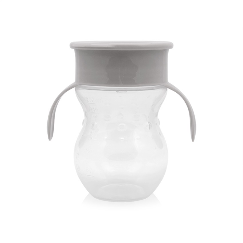 Lorelli Εκπαιδευτικό Κύπελλο με Λαβές – 360° Γκρι 360° 275 ml Lorelli Εκπαιδευτικό Κύπελλο με Λαβές – 360° Γκρι 360° 275 ml