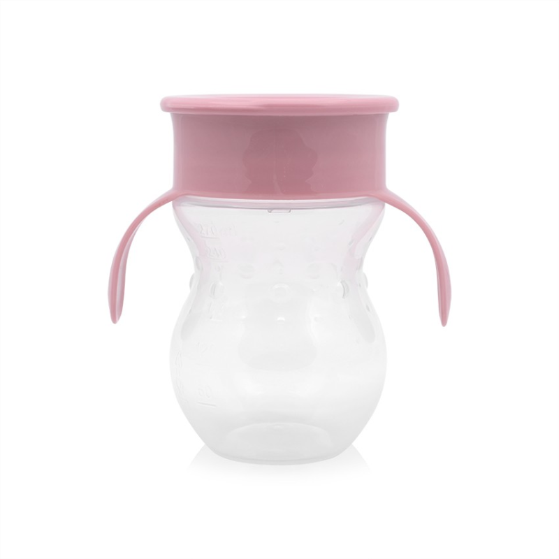 Lorelli Εκπαιδευτικό Κύπελλο με Λαβές – 360° Ροζ 360° 275 ml Lorelli Εκπαιδευτικό Κύπελλο με Λαβές – 360° Ροζ 360° 275 ml