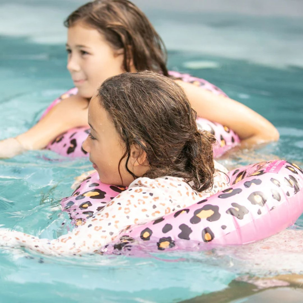 Swim Essentials Παιδικό Σωσίβιο Κουλούρα Leopard με Διάμετρο 50εκ. Ροζ Swim Essentials Παιδικό Σωσίβιο Κουλούρα Leopard με Διάμετρο 50εκ. Ροζ