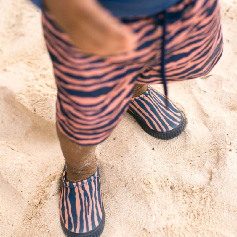 Παπούτσια Για Τη Θάλασσα Blue Orange Zebra Από 19 -33 Νούμερο Παπούτσια Για Τη Θάλασσα Blue Orange Zebra Από 19 -33 Νούμερο