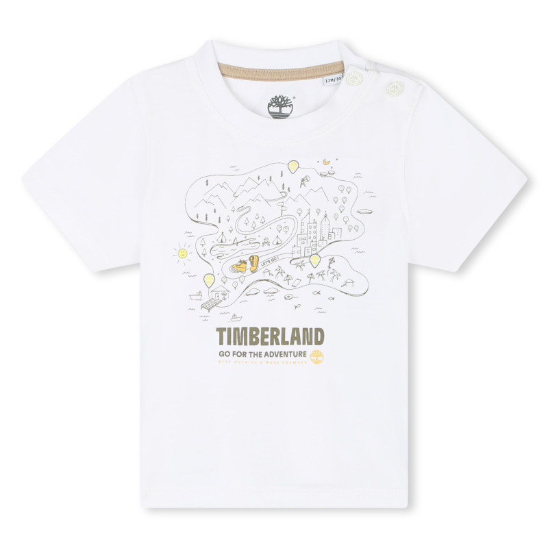 Timberland Βρεφική Μπλούζα Λευκή 