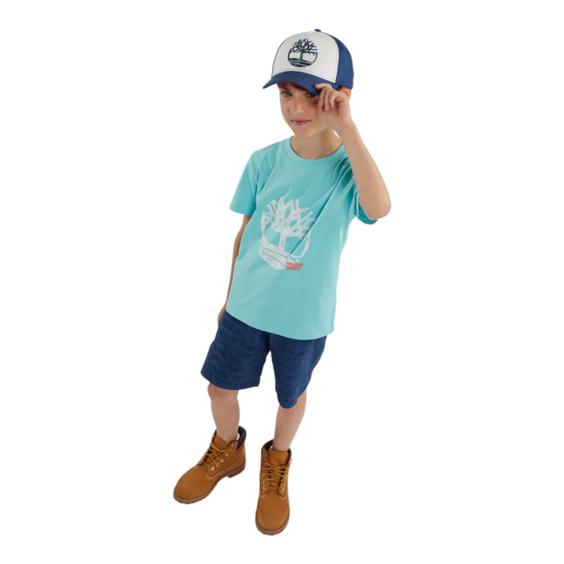 Timberland Παιδική Μπλούζα Aqua Timberland Παιδική Μπλούζα Aqua