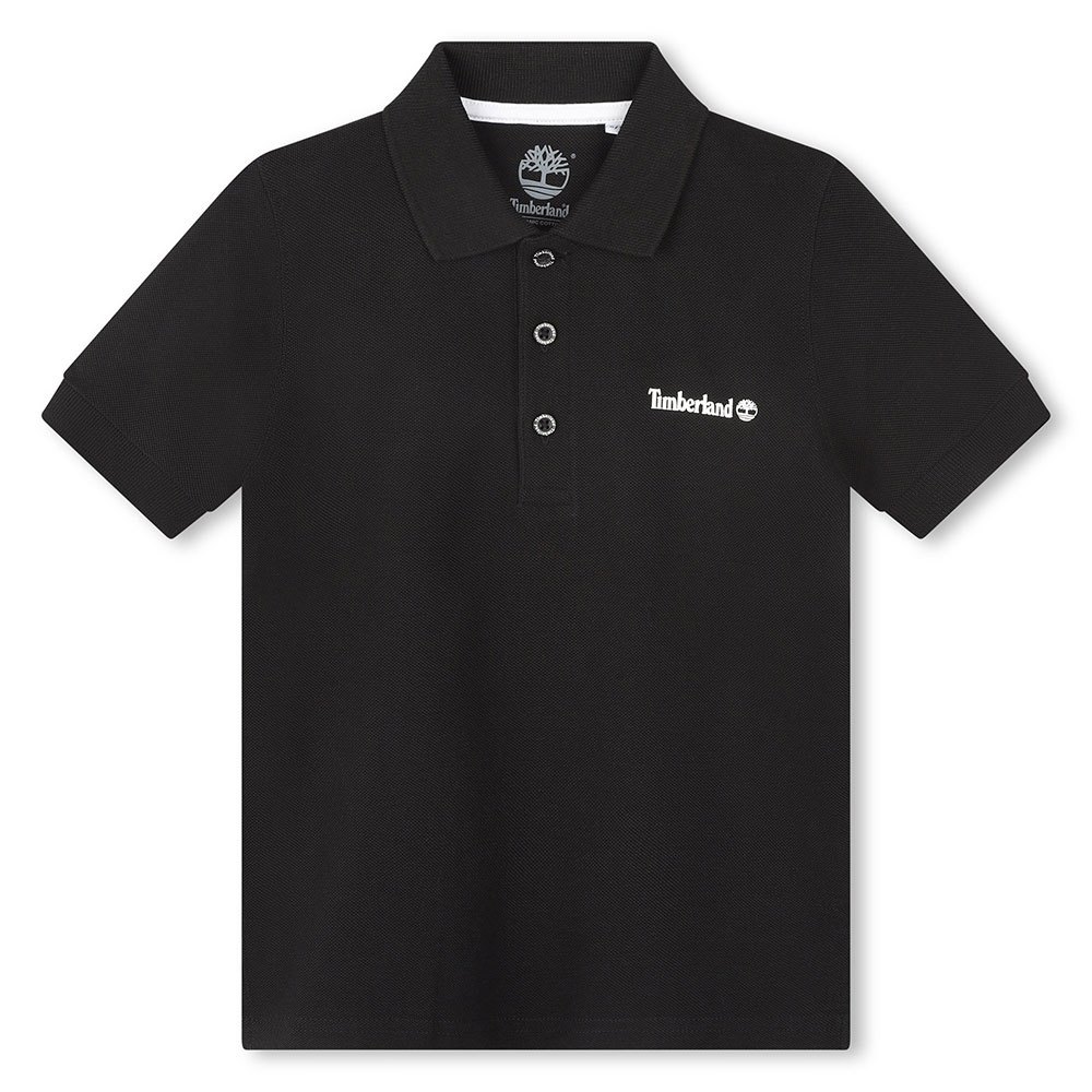 Timberland Παιδική Μπλούζα Polo Μαύρη  Timberland Παιδική Μπλούζα Polo Μαύρη