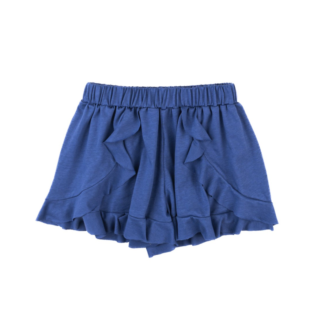 Σορτς The Blue Ruffled Jersey Shorts Σορτς The Blue Ruffled Jersey Shorts