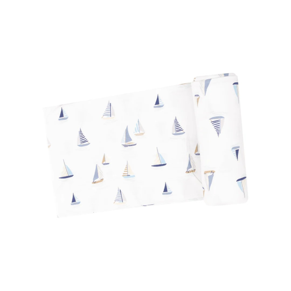 Κουβέρτα αγκαλιάς Sailboats Blue - 45X45 Κουβέρτα αγκαλιάς Sailboats Blue - 45X45